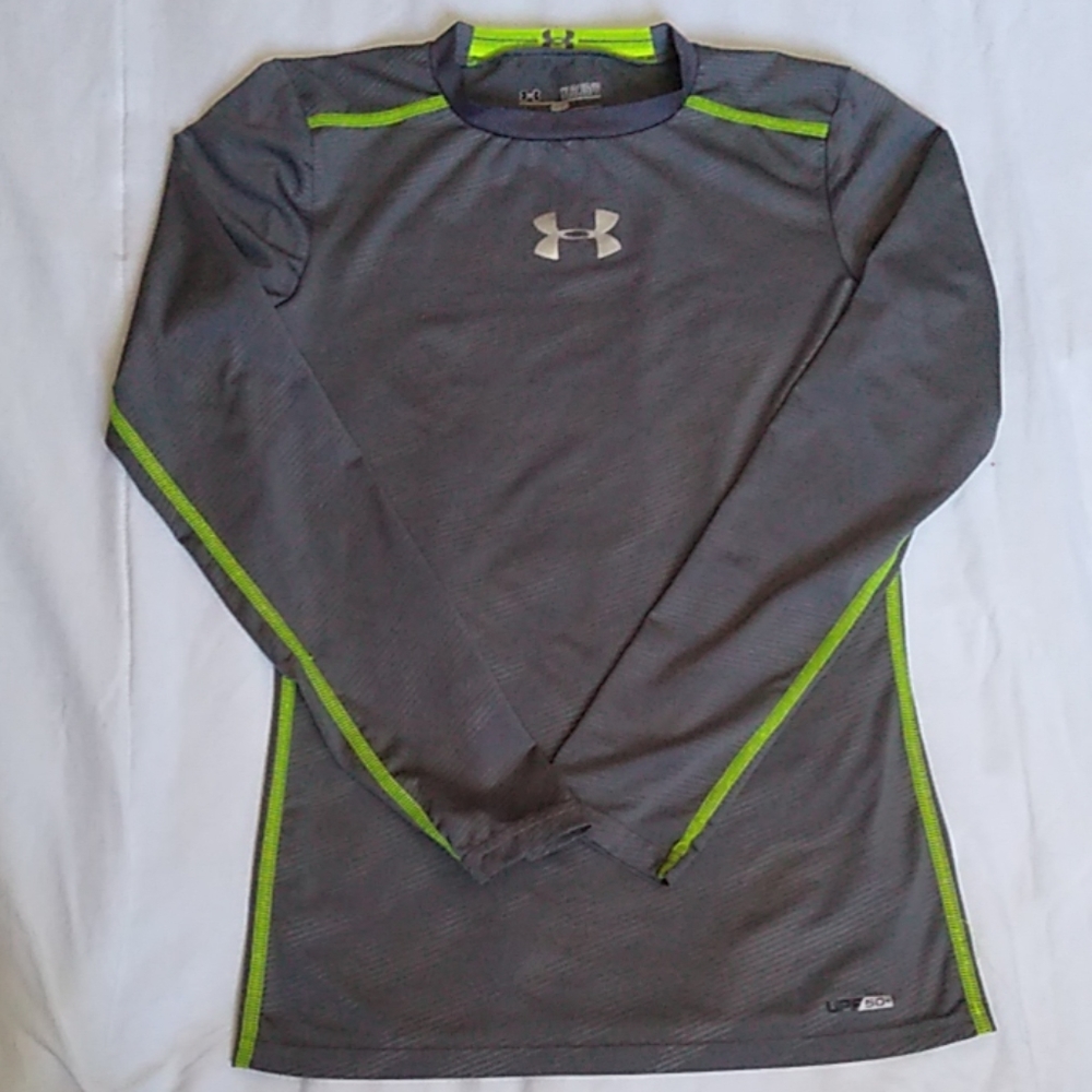 Under Armour heat gear long sleeve shirt.